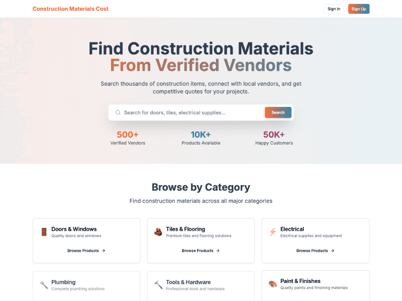 Construction Cost Estimator